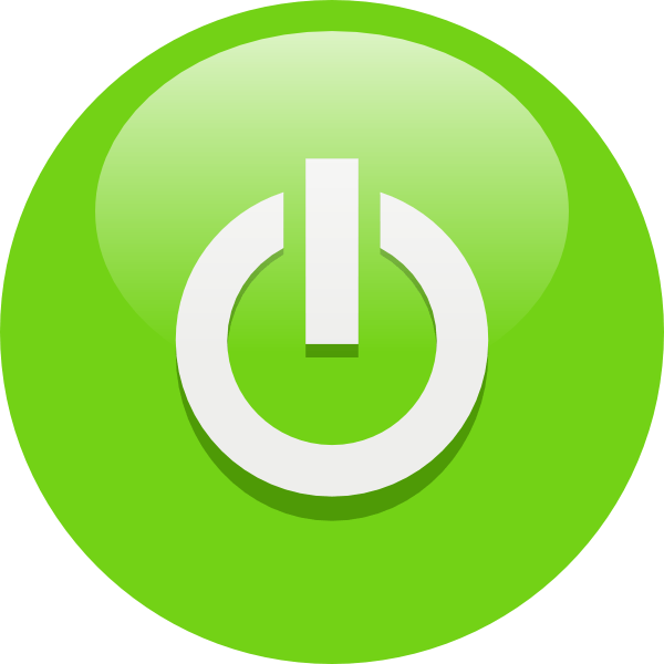 Green Button Logo - Green Power Button Clip Art at Clker.com - vector clip art online ...
