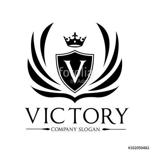 Vector Logo - Victory logo,crest logo,hotel logo,king logo,crown logo,vector logo ...