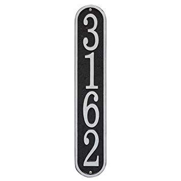 Vertical Oval Logo - Amazon.com : Whitehall Personalized Cast Metal Address Plaque ...