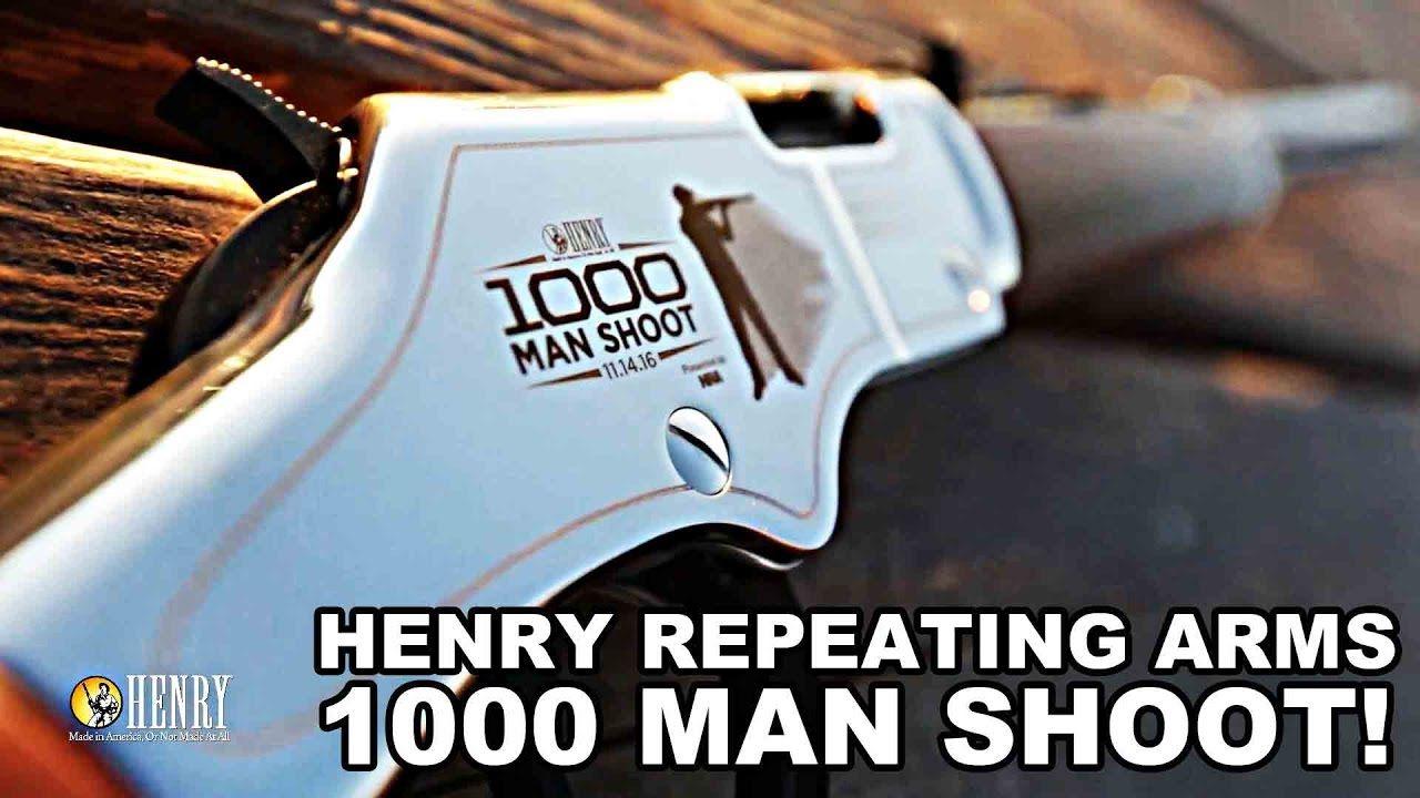 Henry Arms Logo - New World Record! Henry Rifles 1000 Man Shoot
