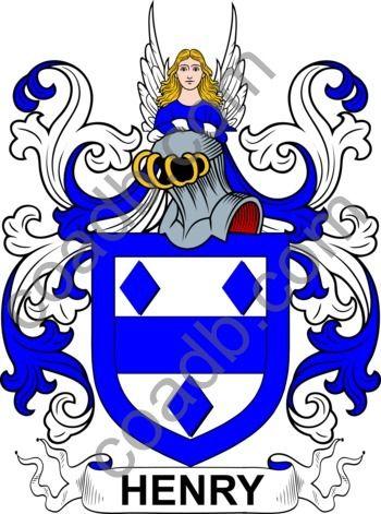 Henry Arms Logo - Henry Coat of Arms Family Crest Family History & Surname Meaning