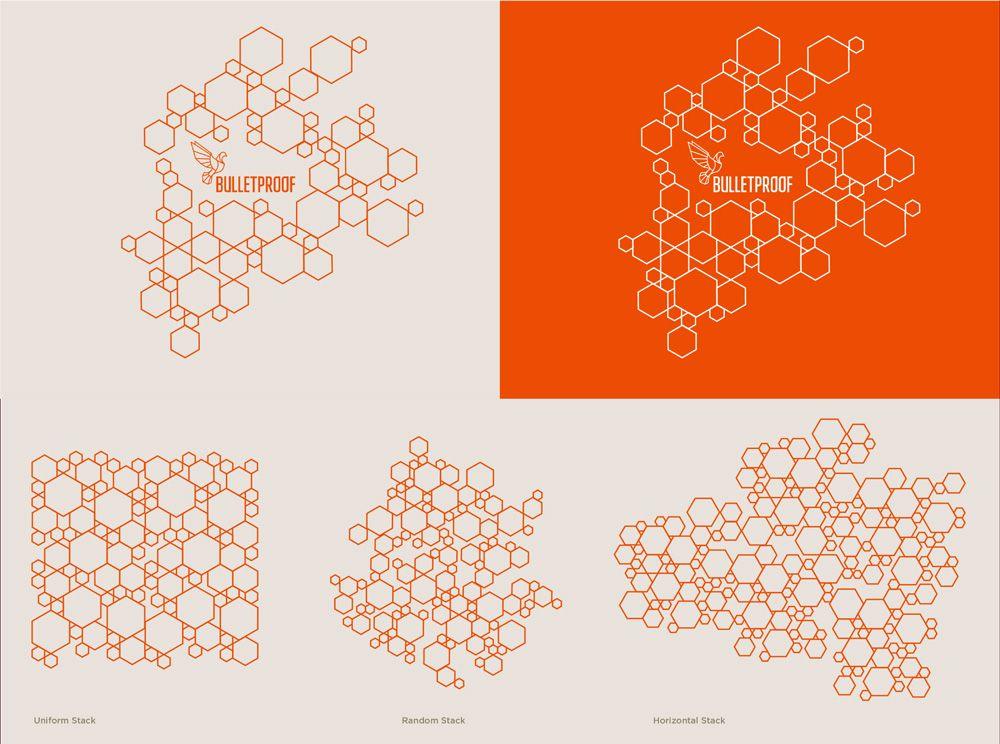 Orange Pattern Logo - Brand New: New Logo, Identity, and Packaging for Bulletproof by Emblem