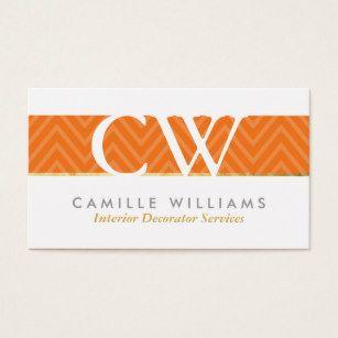 Orange Pattern Logo - Orange Logo Business Cards Card Printing