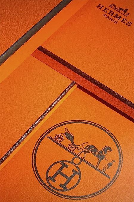 Orange Pattern Logo - Orange Hermès