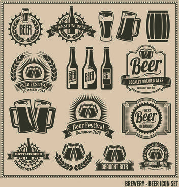 Vintage Beer Logo - Vintage beer label free vector download (812 Free vector)