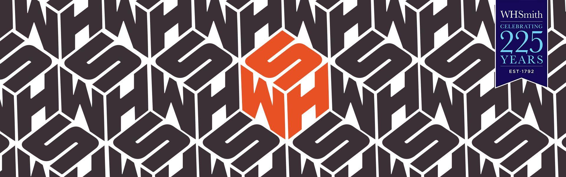 Orange Pattern Logo - A Step Back in Time: The WHSmith Cube Logo - WHSmith Blog