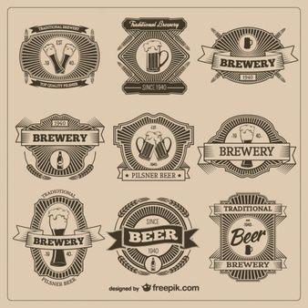 Vintage Beer Logo - Bier Logo Vectors, Photo and PSD files