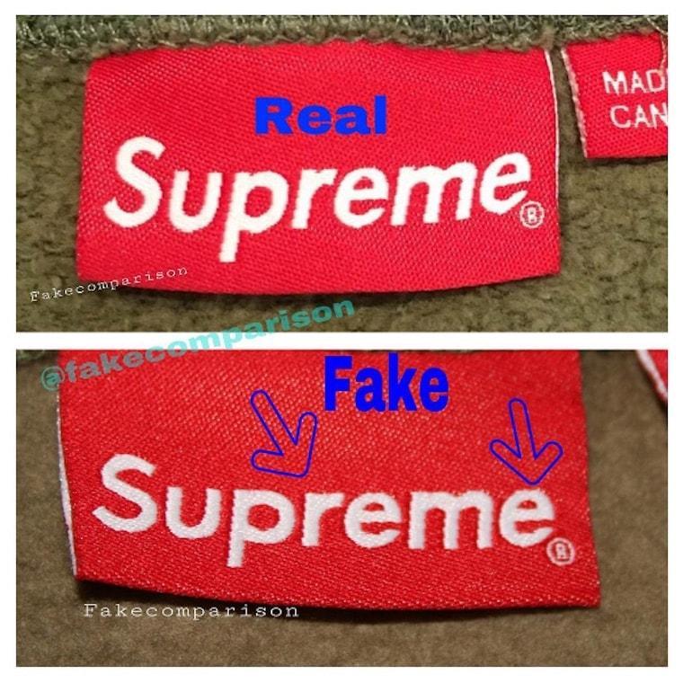 Supreme Clothing Logo - How to Spot Fake Supreme