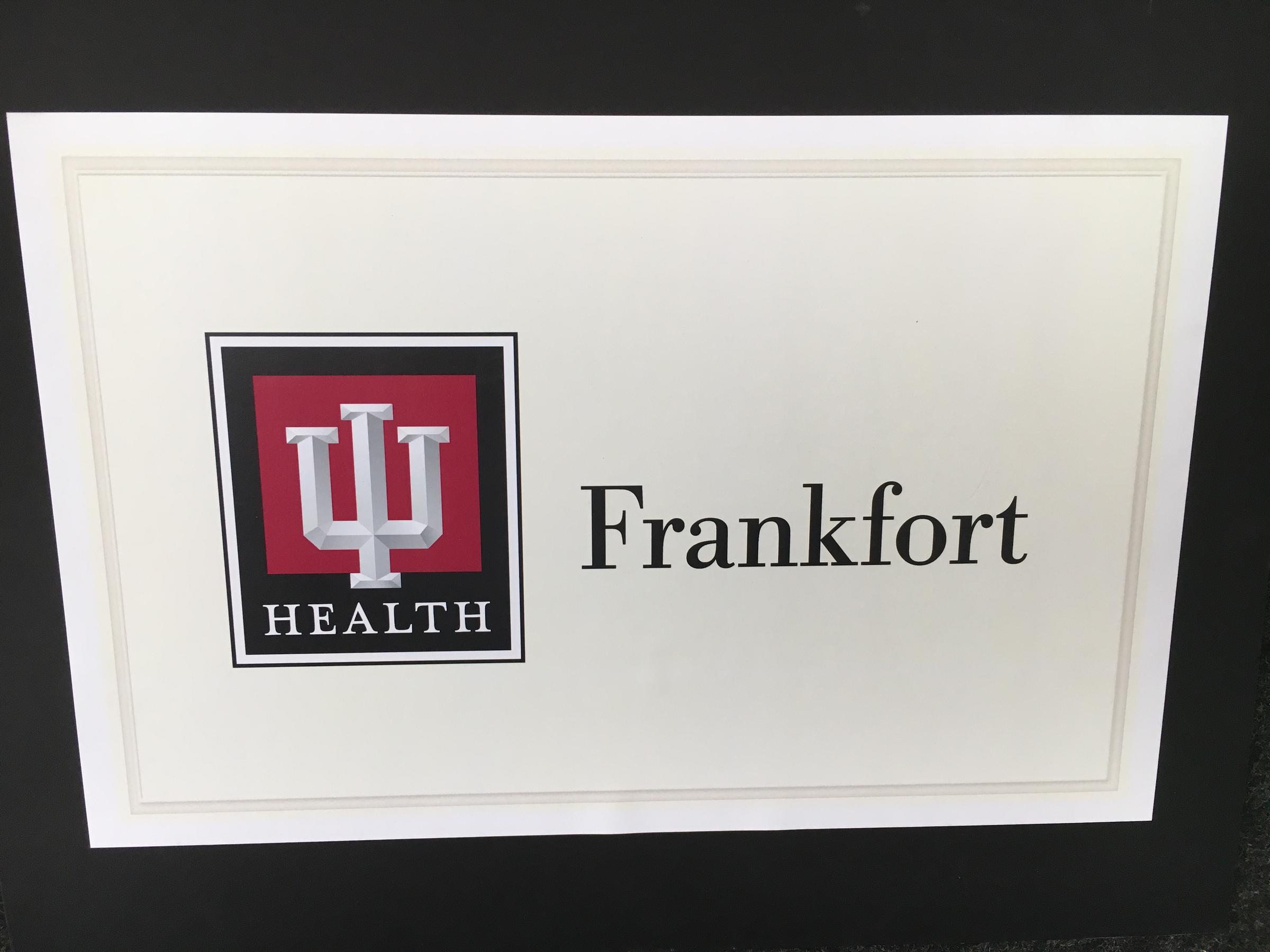 IU Health Logo - IU Health Rededicates Frankfort Hospital, But Challenges Lurk | WBAA
