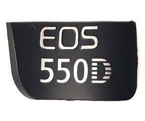 Canon EOS Logo - Rubber Body Logo For Canon EOS 550D Digital Camera Repair