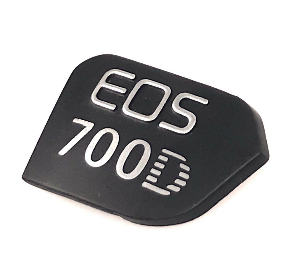 Canon EOS Logo - Rubber Body Logo For Canon EOS 700D Digital Camera Repair ...