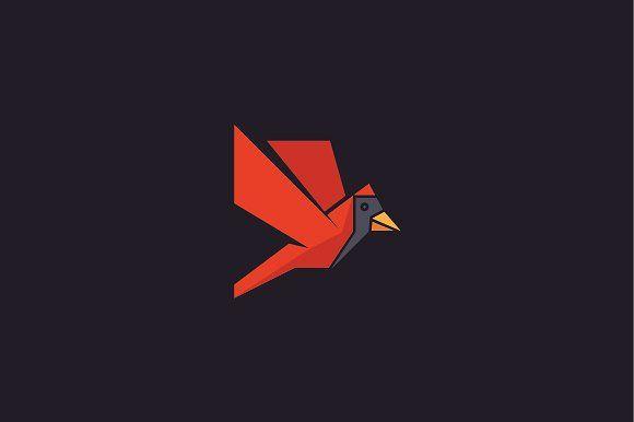 Cardinal Bird Logo - Cardinal Bird Logo ~ Logo Templates ~ Creative Market