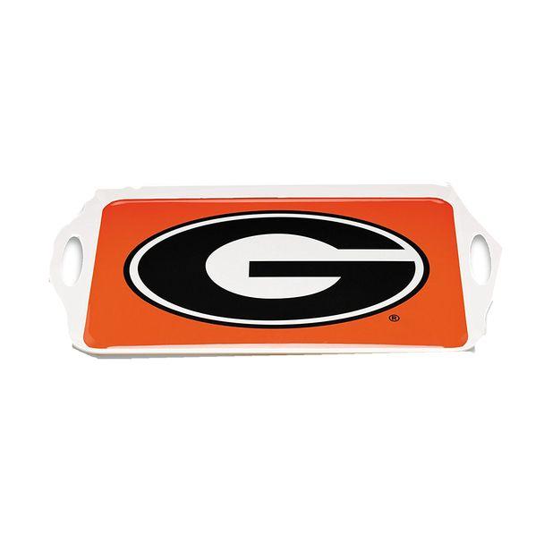 University of Georgia G Logo - Bsi University Of Georgia 18 X 11 Inch Uga G Logo Serving Tray ...