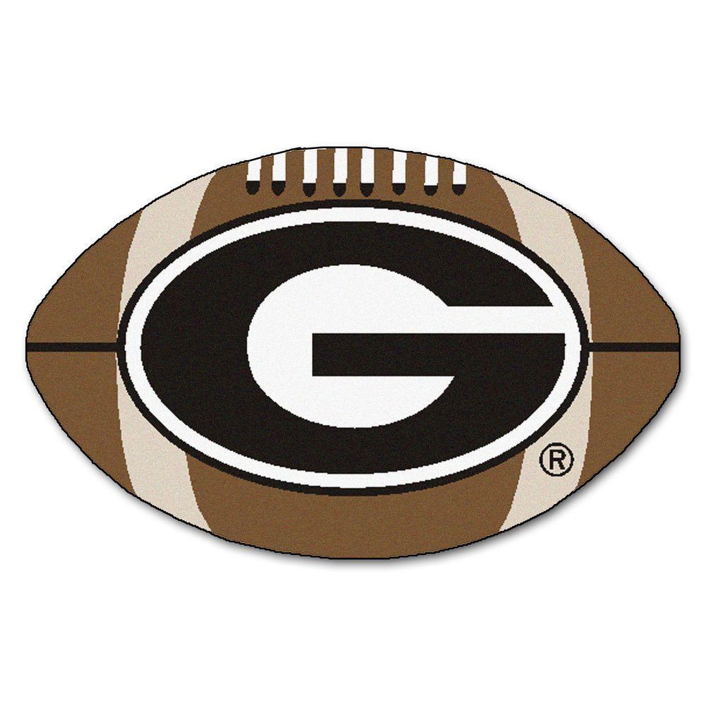 Georgia G Logo - FANMATS NCAA University of Georgia G Logo Brown 2 ft. x 3 ft ...