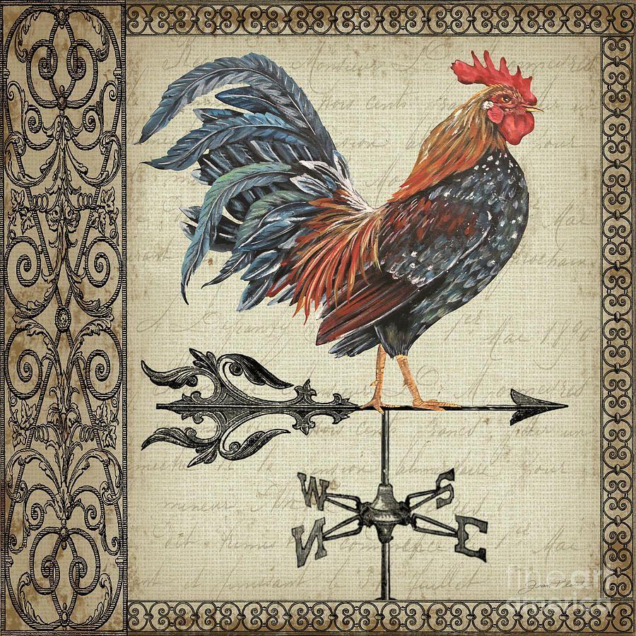 Rustic Rooster Logo - Rustic Rooster-jp3769 by Jean Plout | Петушки. Rustic Kitchen ...