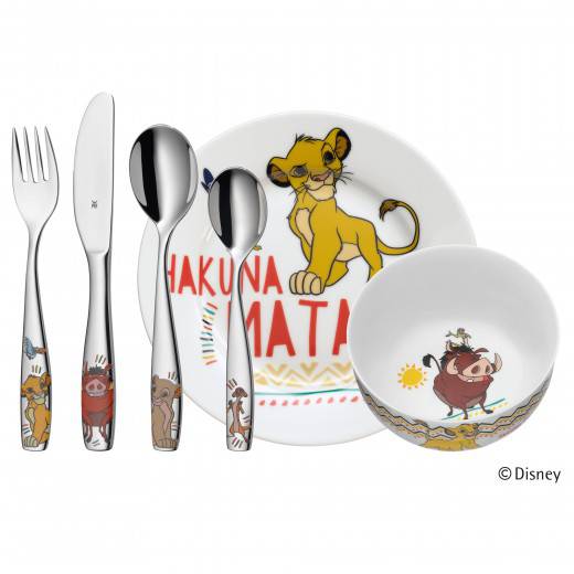 Cutlery with Lion Logo - Kinderbesteck Set 6 LION KING