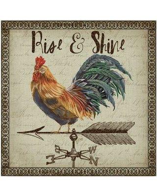 Rustic Rooster Logo - Don't Miss This Deal on Trademark Art 'Rustic Rooster Vane 4 ...