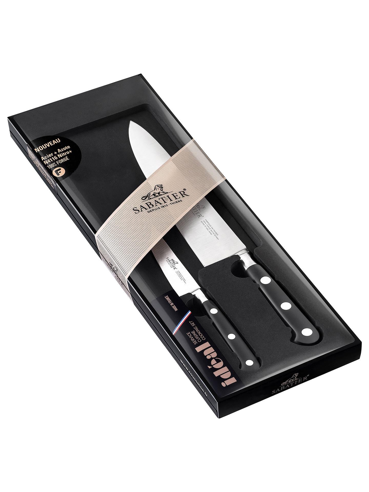 Cutlery with Lion Logo - Sabatier Lion Fully Forged Kitchen Knives, Set of 2 at John Lewis
