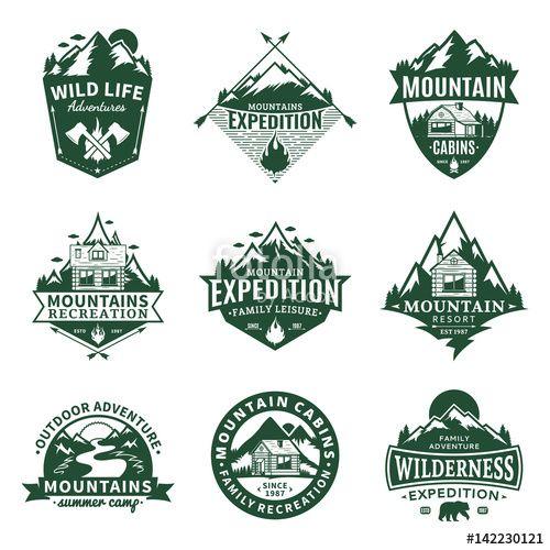 Mountain Recreation Logo - Mountain and outdoor recreation logo