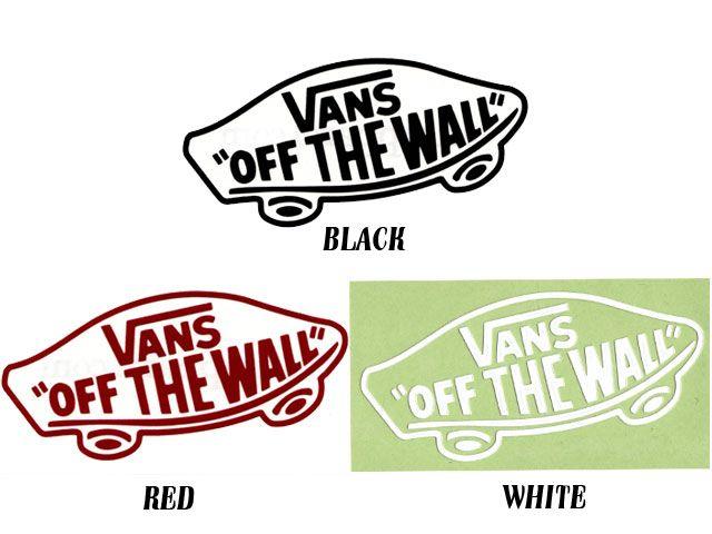 Vans Skateboarding Logo - cutback: VANS (vans) 10 THERMAL DIE CUT OTW SKATE stickers (13 cm x