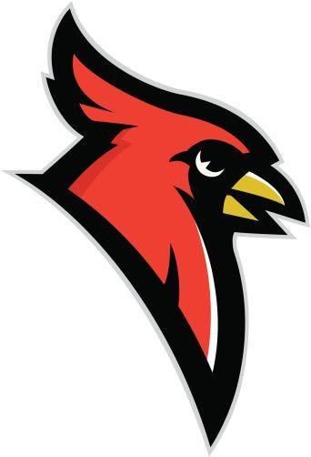 Red Bird Team Logo - Cardinal head mascot vector art illustration | Cardinals Logos ...