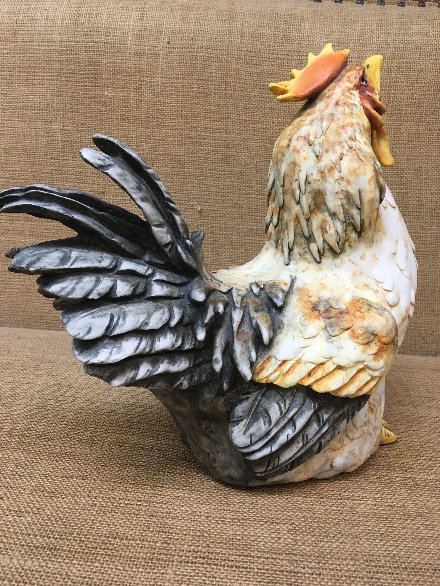 Rustic Rooster Logo - Rustic Rooster Figurine - Dovetails llc