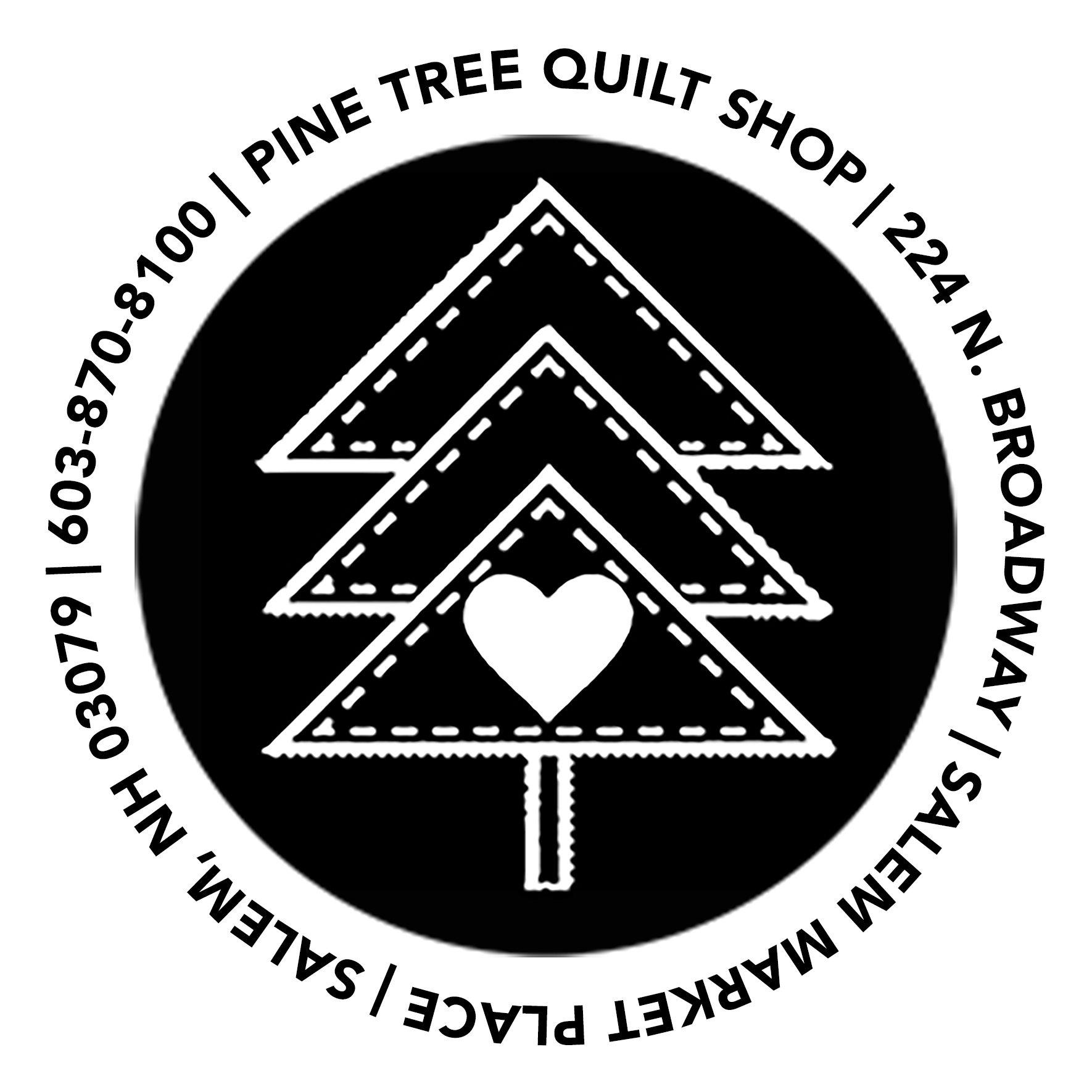 Pine Tree Circle Logo - Pine Tree Quilt Shop, Salem, NH