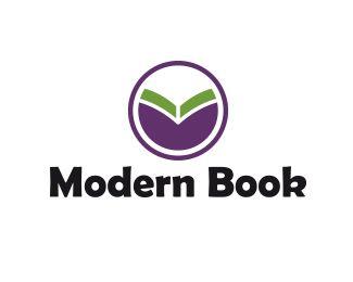 Modern Book Logo - Modern Book Designed