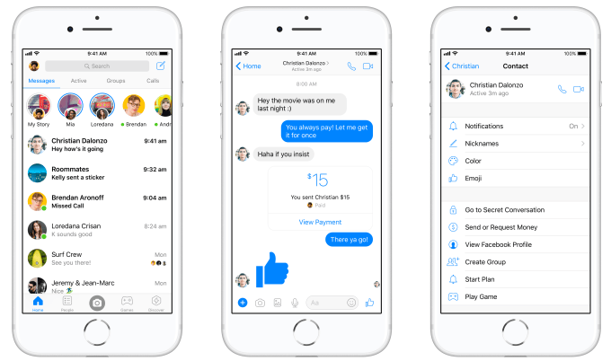 FB Messenger Logo - Messenger redesigns to clean up Facebook's mess