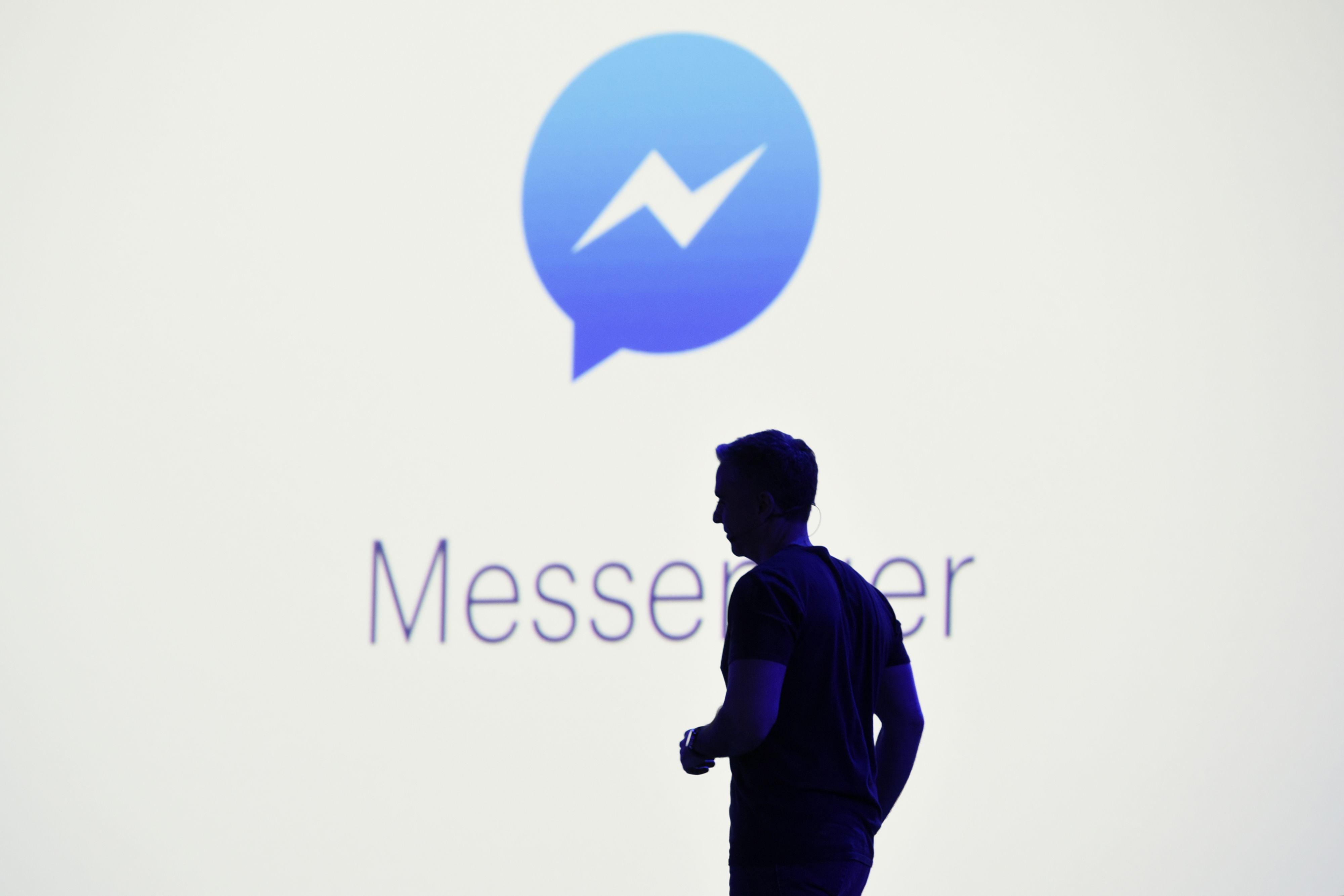FB Messenger Logo - 10 Facebook Messenger Tips and Tricks | Time