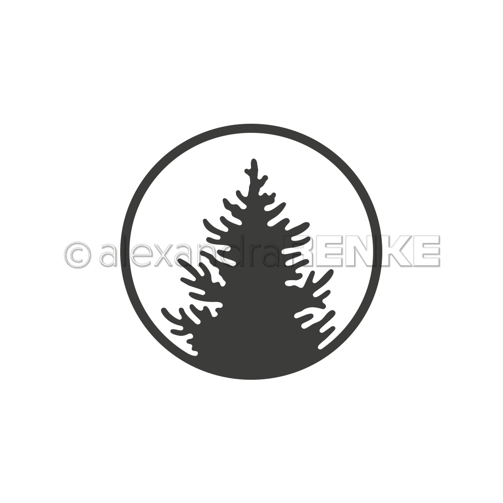 Pine Tree Circle Logo - Die 'Pinetree in a Circle' - Alexandra Renke Erlebniswelt