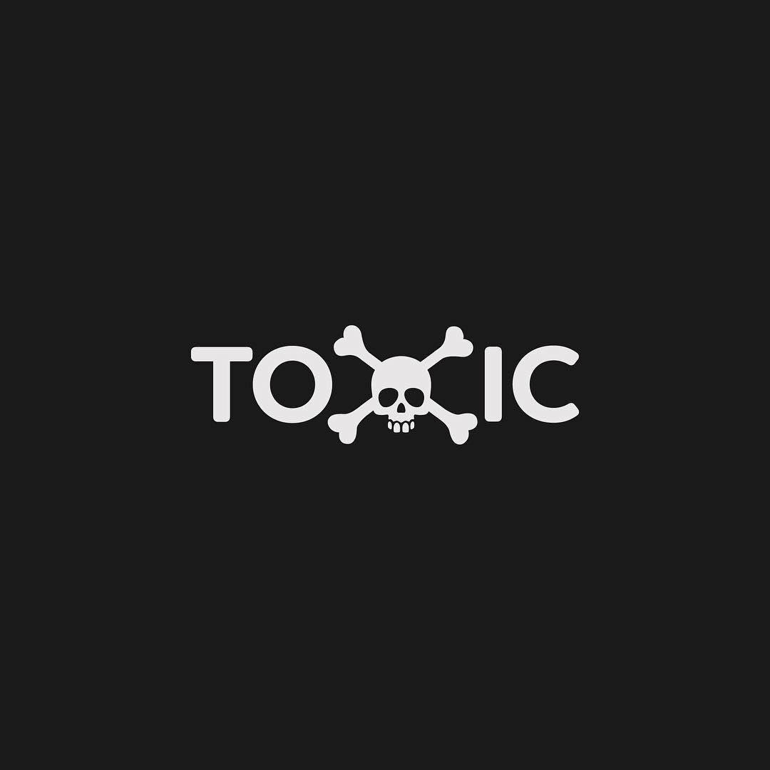 Jordan Word Logo - toxic - #verbicon by Liam Warsop + Jordan Trofan. smart word art