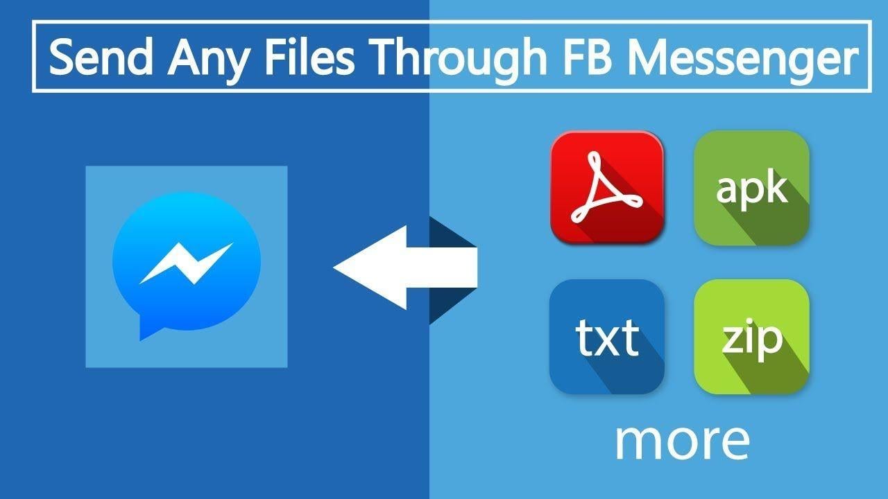 FB Messenger Logo - How can I send files through FB Messenger?