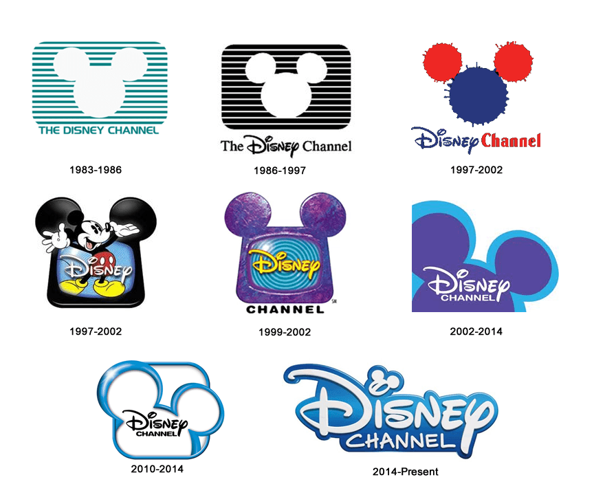 Disney Channel Logo - Disney Channel Logo Evolution | Logo Evolutions | Disney channel ...