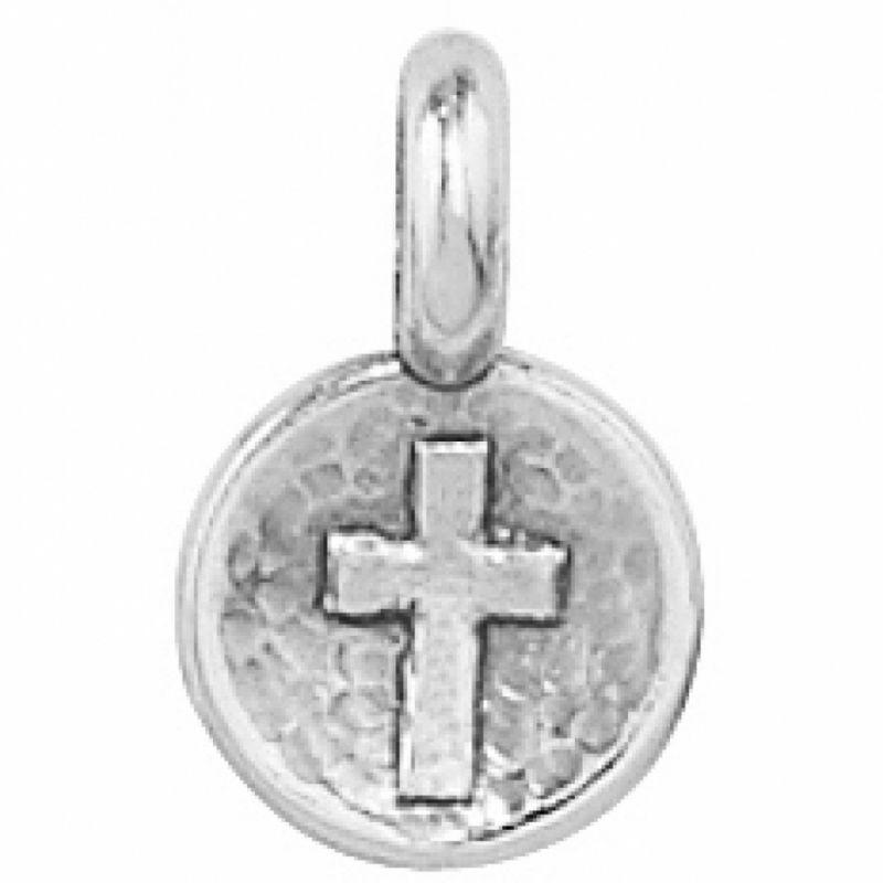 ABC White Cross Logo - Tokens Abc Token Cross Charm Charms