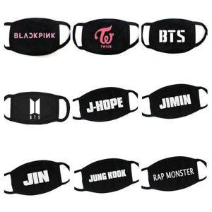 Twice Kpop Logo - Unisex Kpop BTS TWICE BLACKPINK WANNA ONE Mouth Mask Face Cotton ...