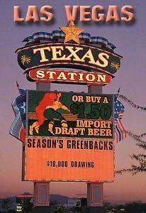 Texas Station Casino Logo - Texas Station Casino Sign, Hotel, Las Vegas Nevada, Beer Ad, off