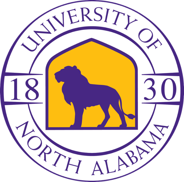 Yellow and Purple Lion Logo - UNA's Official Logos | University of North Alabama