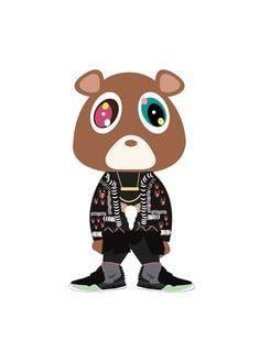 Yeezy Bear Logo - Kanye West Graduation Bear. inked skin. Kanye