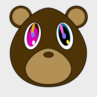 Yeezy Bear Logo - Kanye Dropout Bear » Emblems for GTA 5 / Grand Theft Auto V