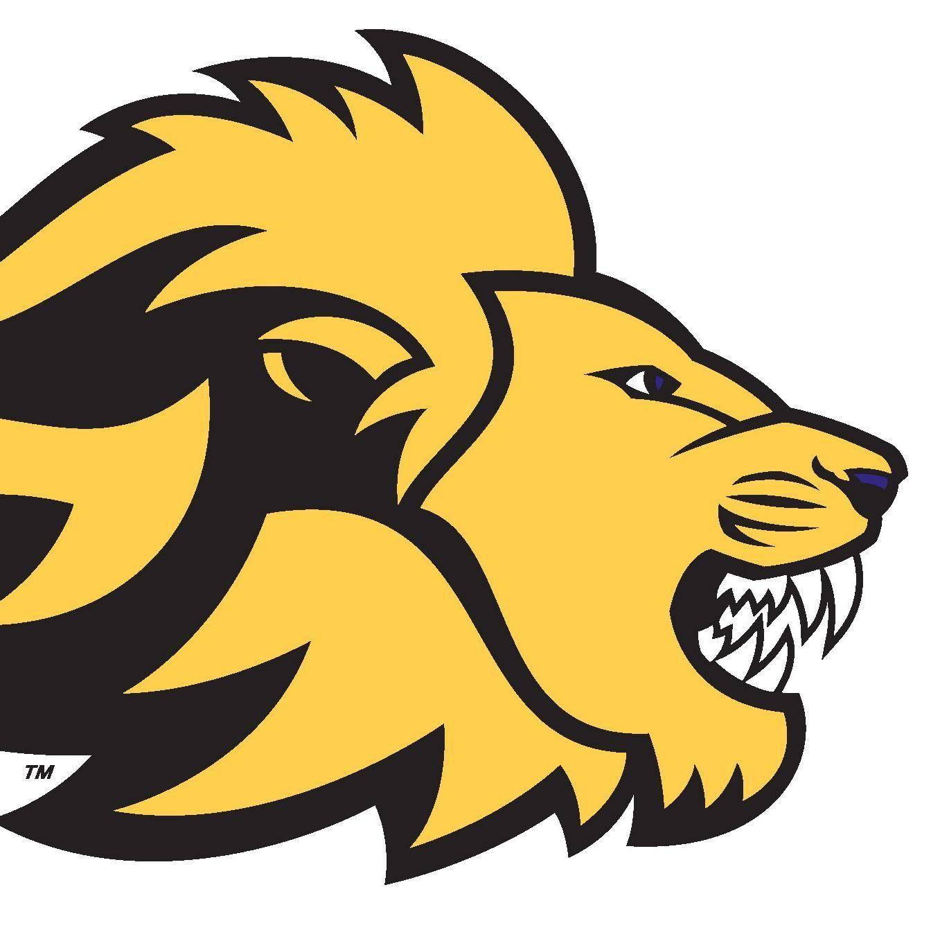 Yellow and Purple Lion Logo - Emerson Athletics on Twitter: 