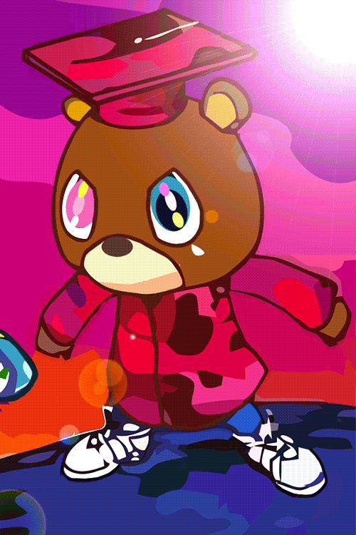 Yeezy Bear Logo - Dropout bear GIFs the best GIF on GIPHY