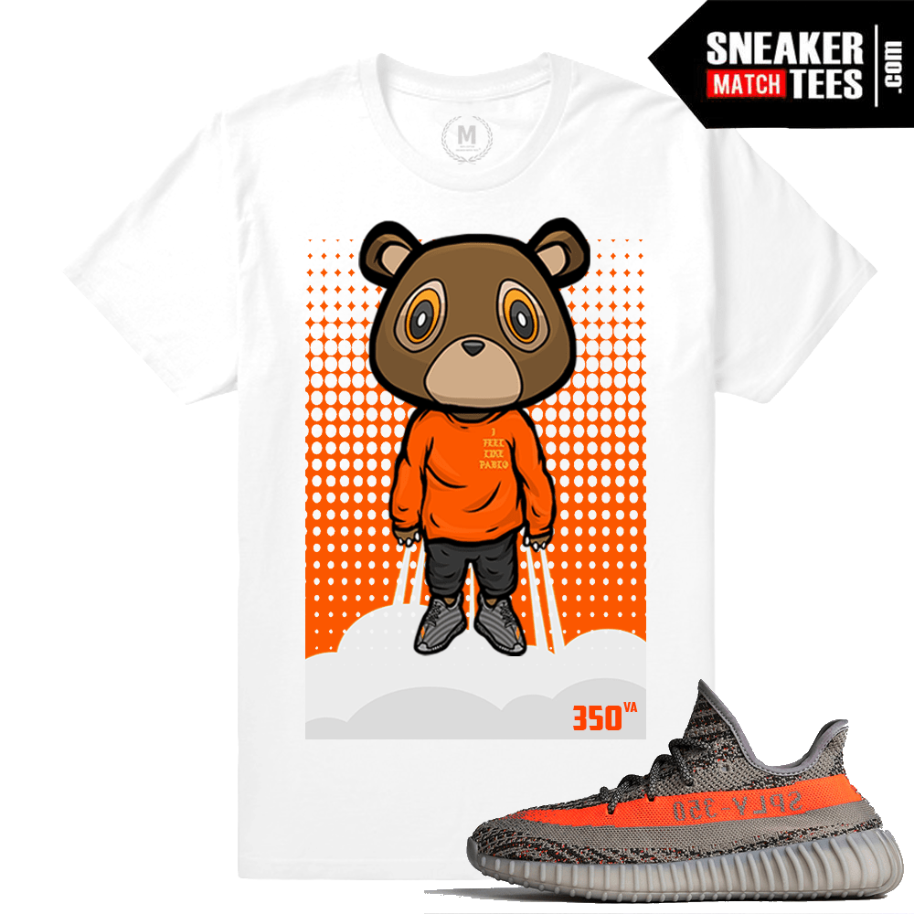 Yeezy Bear Logo - Yeezy 350 VA Boost T shirt Yeezy Bear. Sneaker Match Tees