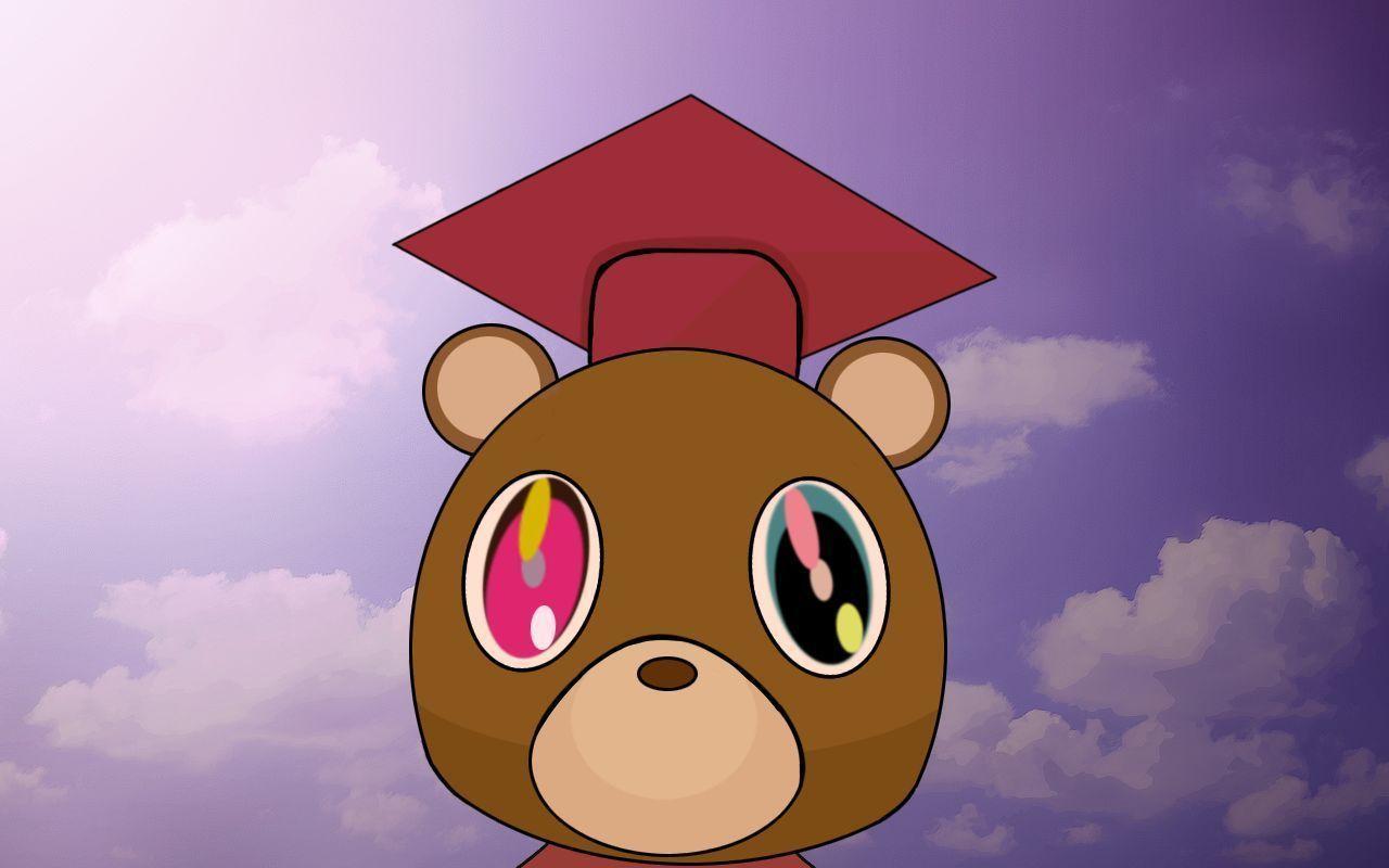 Yeezy Bear Logo - Kanye West Graduation Wallpapers - Wallpaper Cave