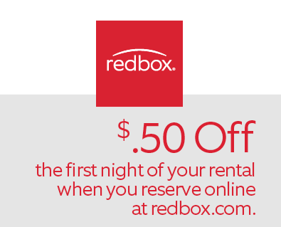 Redbox.com Logo - Redbox 50. SaveAround®