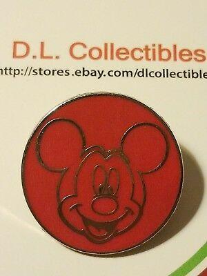 Face and Red Circle Logo - DISNEY MICKEY MOUSE Face Red Circle Outline Pin - $5.45 | PicClick