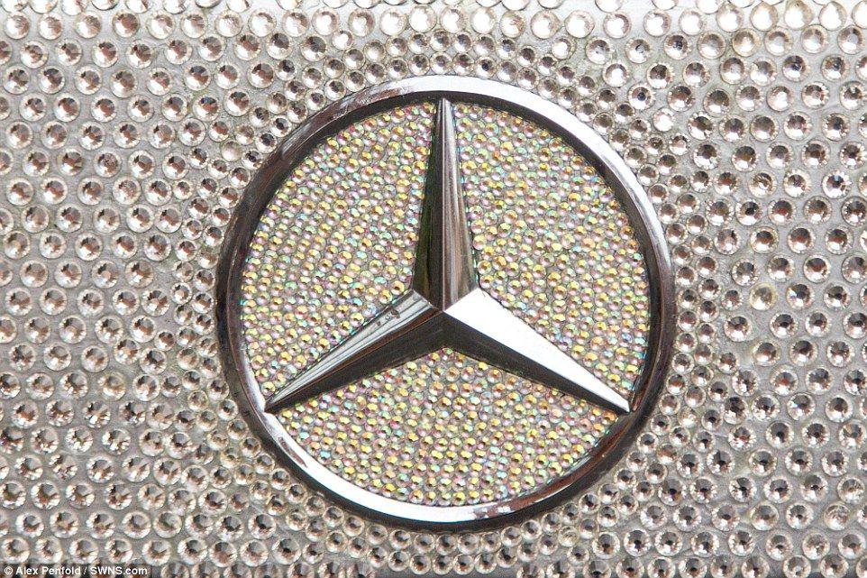 Diamond Car Company Logo - Swarovski crystal encrusted Mercedes CLS 350 outdoes Arab playboys ...
