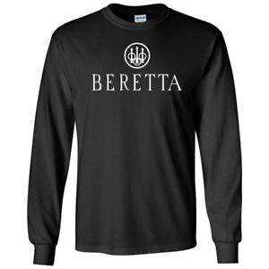 Beretta Clothing Logo - Beretta White Logo Long Sleeve Shirt 2nd Amendment Pro Gun Brand ...