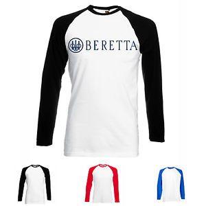 Beretta Clothing Logo - BERETTA LOGO fruit of the loom t-shirt long sleeve shirt | eBay