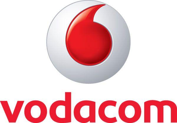 Red and White Company Logo - Vodacom